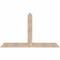 Ekena Millwork Portland Smooth Timber Gable Bracket, Douglas Fir, 72"W x 42"H x 3 1/2"D x 5 1/2"F, 14/12 Pitch GBW072X42X0406POR00SDF - alternate 1